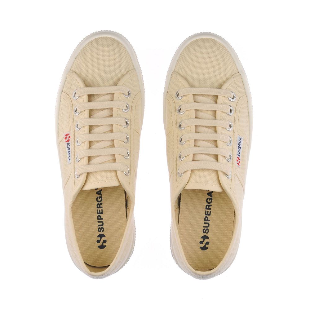 Superga 2740 Beige Platform Sneakers - Women's USA | US2475152